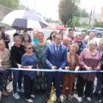 Fernando Flores Fernández inaugura reencarpetado y queda como nuevo.