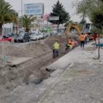 Avanza Gobierno local construcción de colector pluvial en avenida Vicente Guerrero