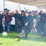 Cumple Ricardo Moreno a la Nueva Oxtotitlán y entrega cancha de futbol