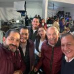 Acompañan congresistas a la presidenta Claudia Sheinbaum en informe en Toluca
